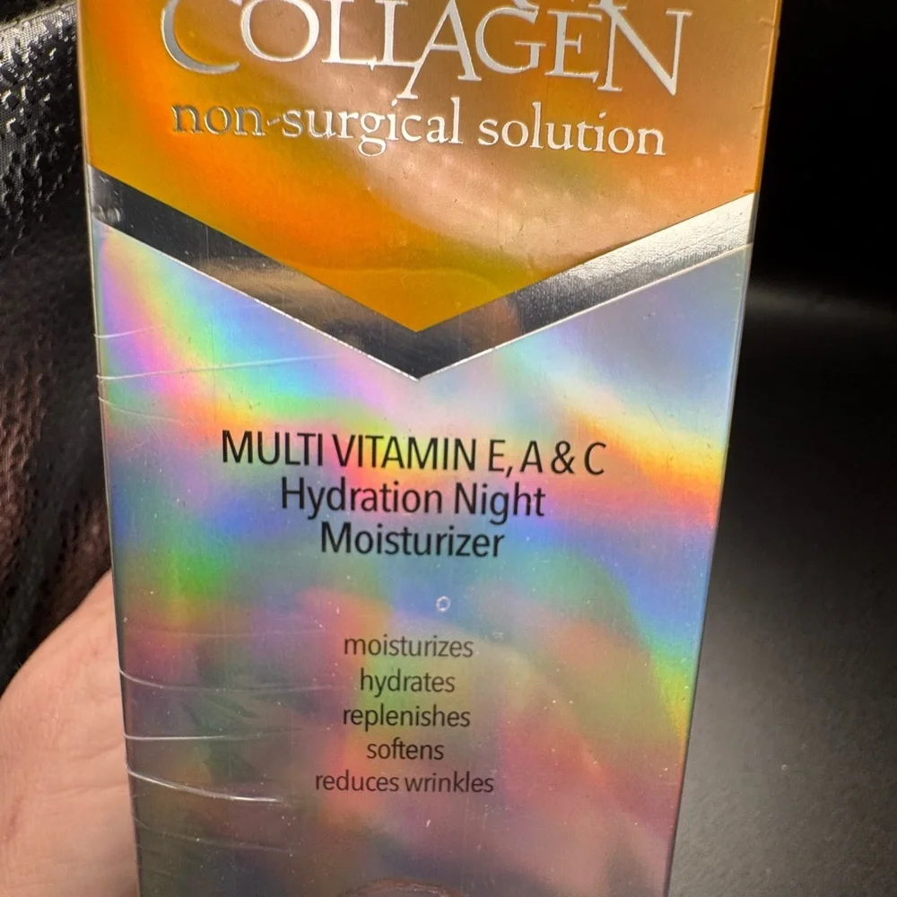 Secret Collagen Hydration Night Moisturizer 1.7oz sealed MADE IN ITALY SKINCARE